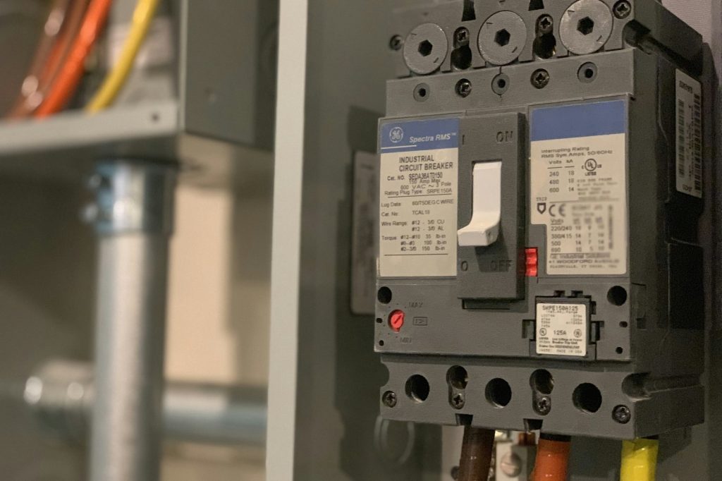 gray power switch box