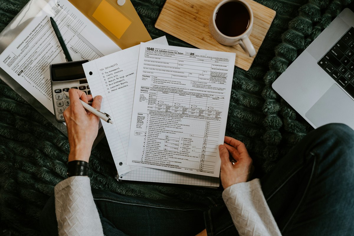 Reviewing an electricity bill at home
