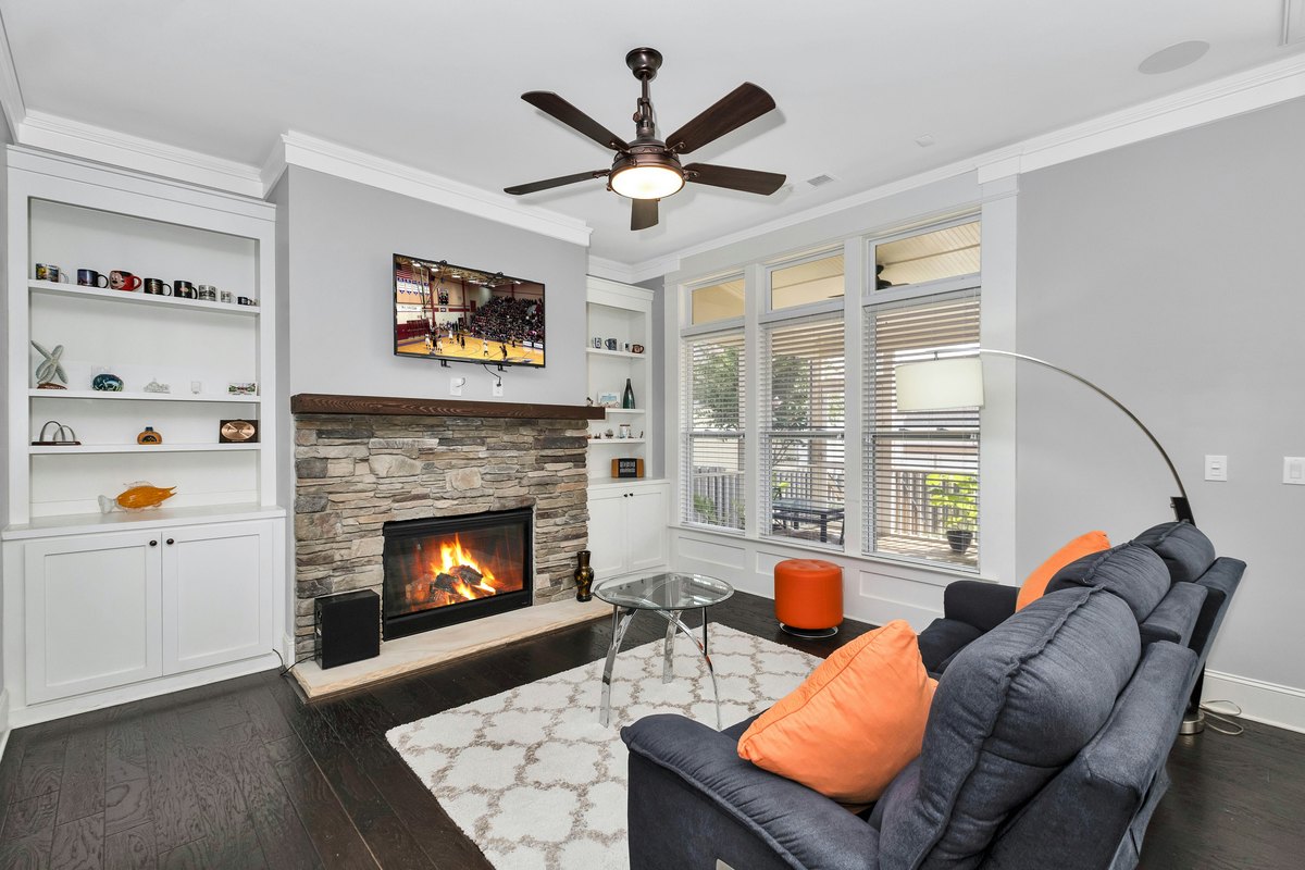 A family living room