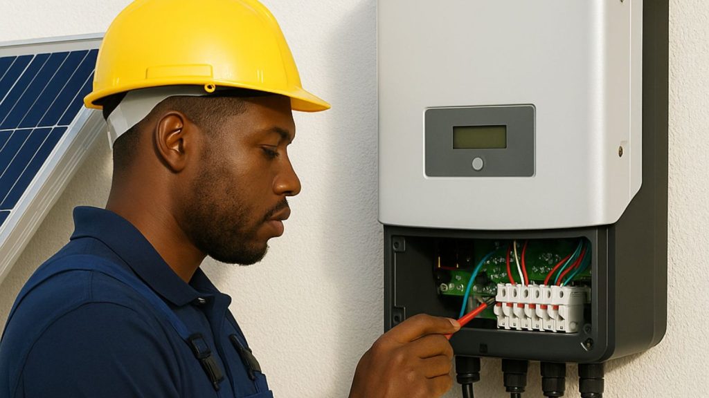 Solar inverter and battery system